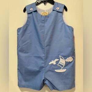 NWT The Beaufort Bonnet Company Sailboat Jon Jon 18-24 months